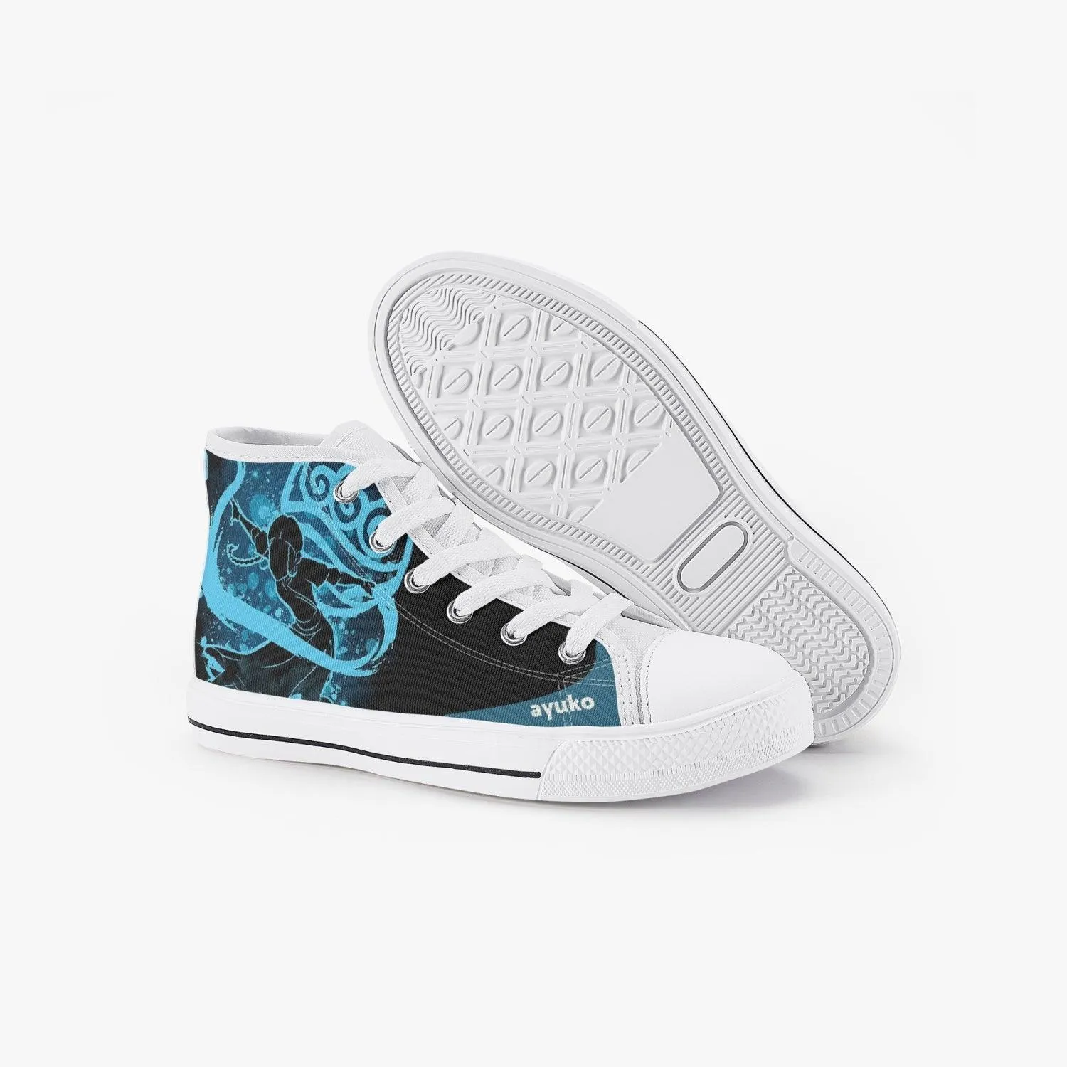 Avatar The Last Airbender Katara Kids A-Star High Anime Shoes