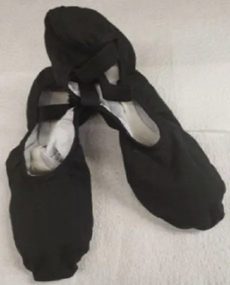 Bali -- Stretch Canvas Split Sole Ballet -- Black