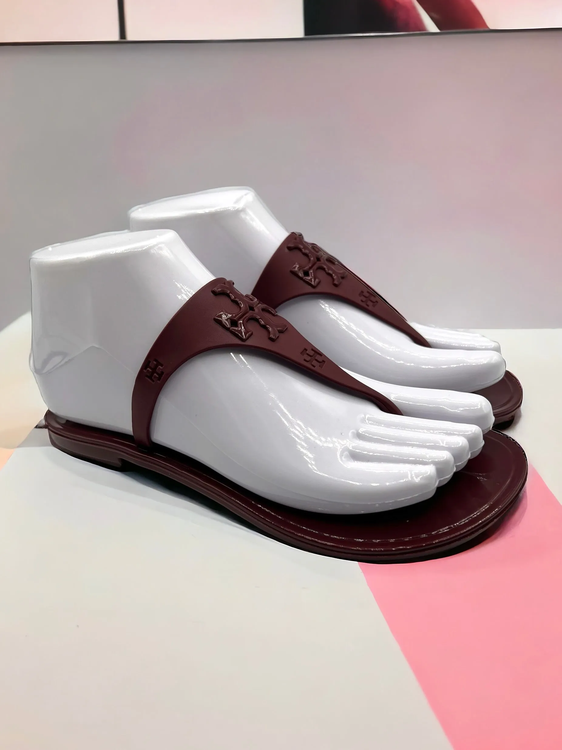 Ladies Jepit T Tory Burch Jelly Sandals