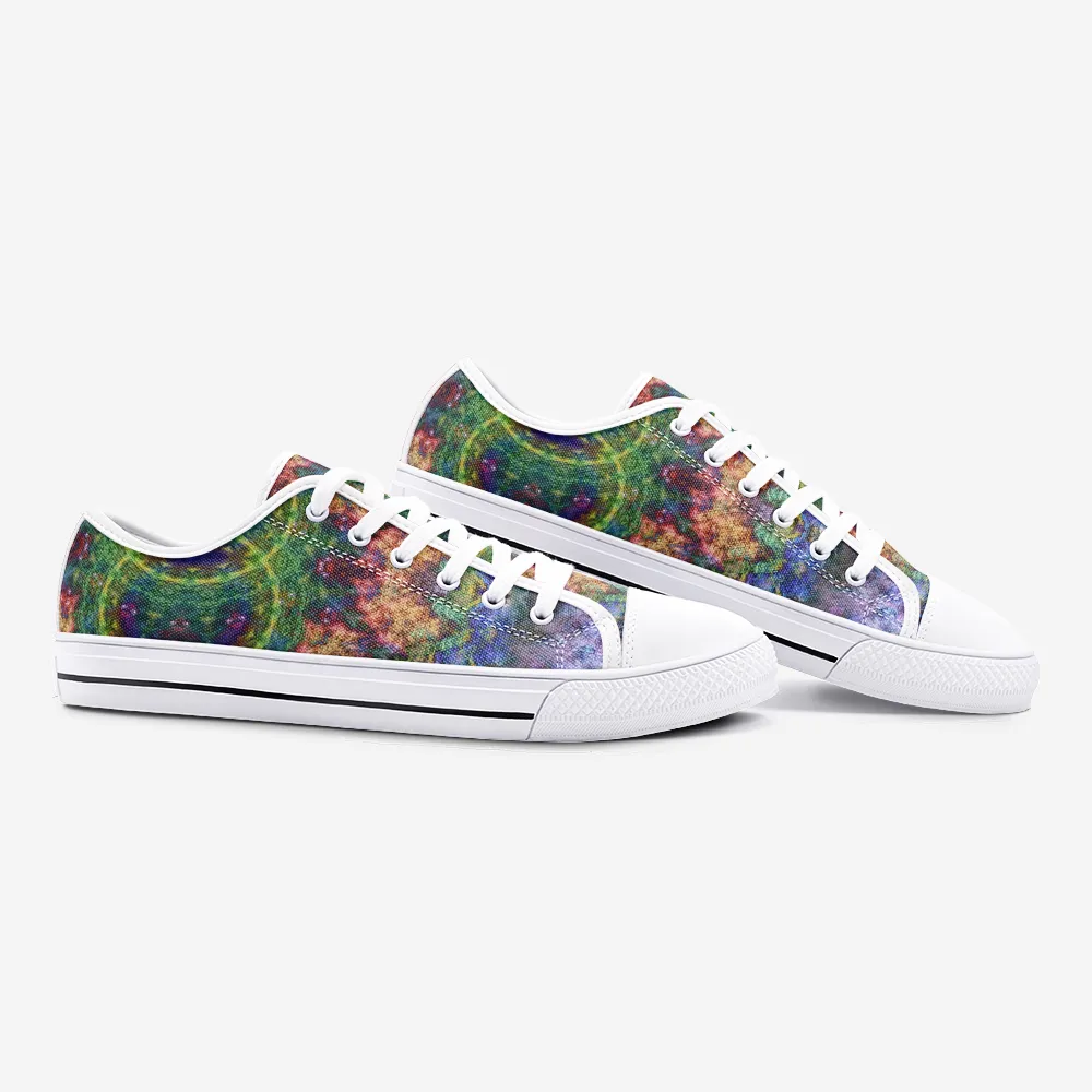 Starflow Psychedelic Canvas Low-Tops
