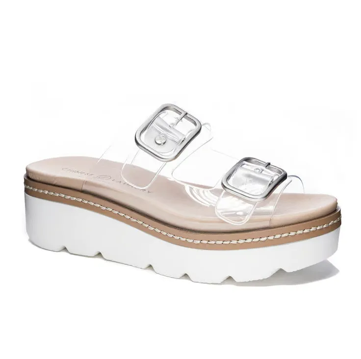 Surfs Up Sandal Clear