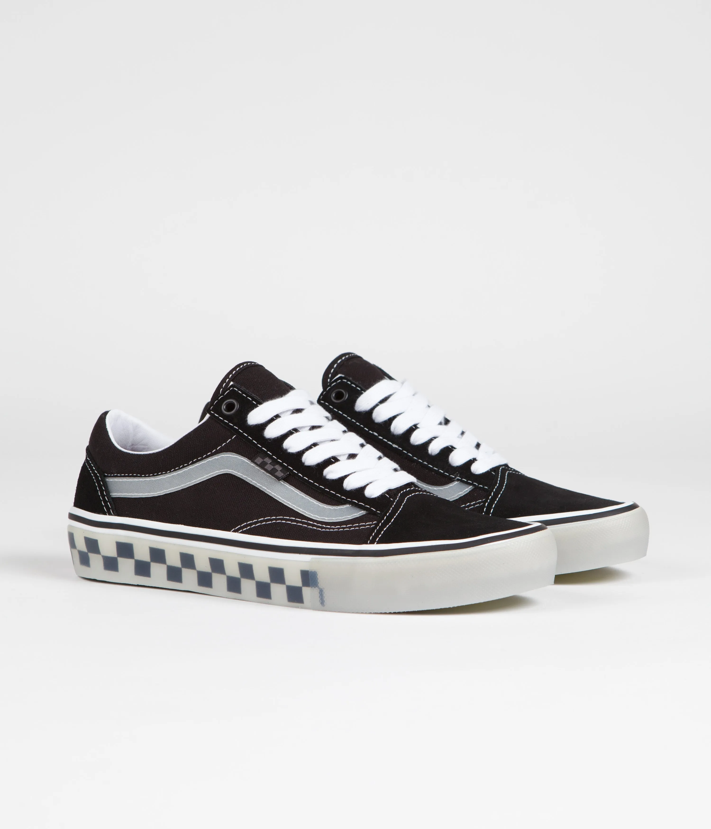 Vans Skate Old Skool Shoes - Translucent Rubber Black / Clear